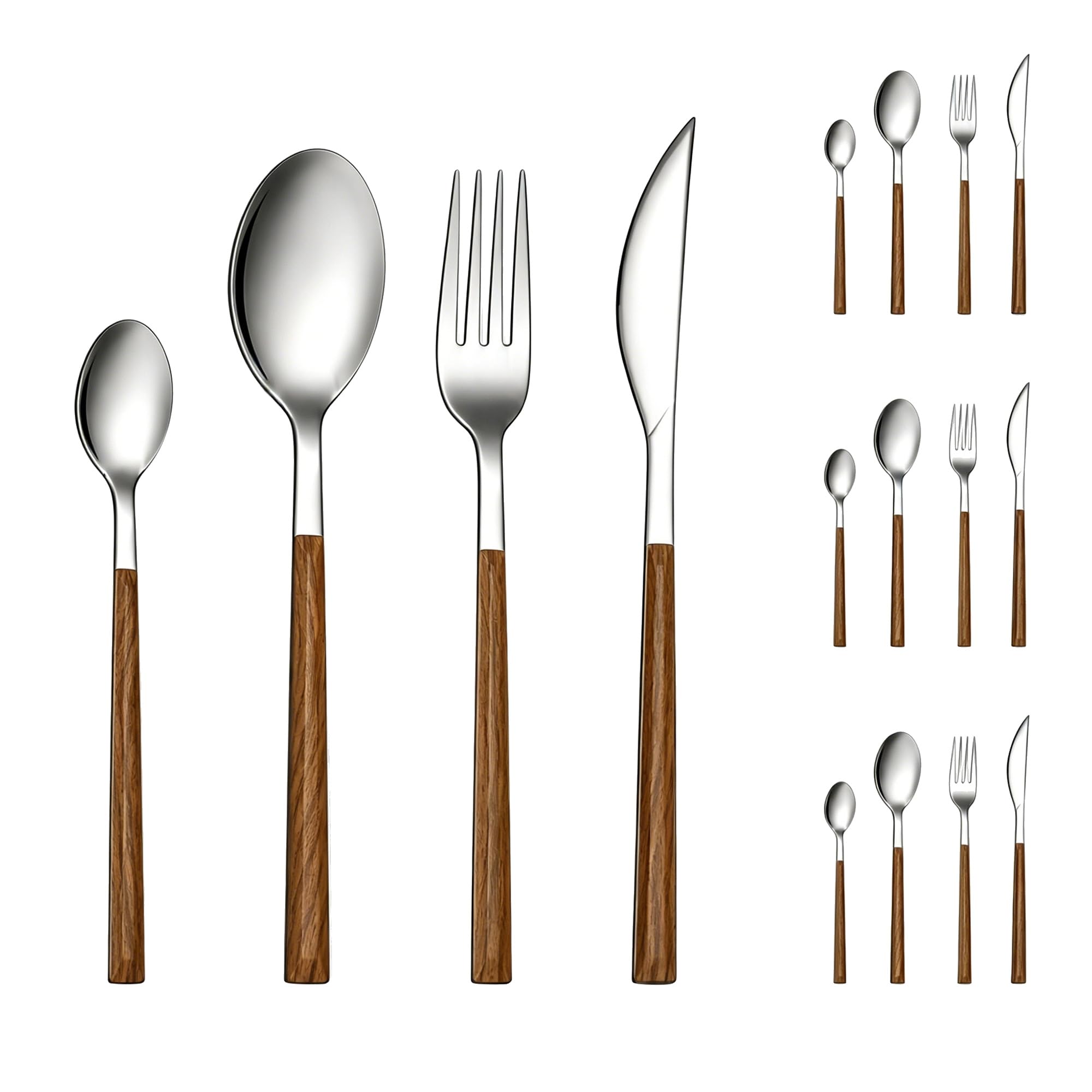 NANVARA 16 piece flatware set service for four